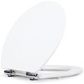 Fanmitrk white MDF toilet seat easy to clean