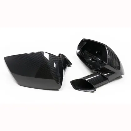 Lamborghini Aventador S SVJ Roadster Carbon Fiber Side Mirror Cover Caps