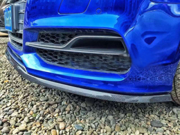 Universal Carbon Fiber Front Bumper Lip Skirt Protector