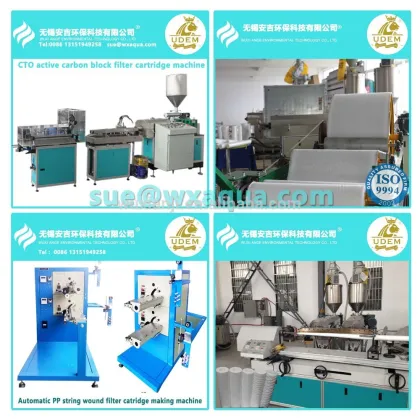 2016 Aquatech CTO Active Carbon Block Filter Cartridge Machine from WUXI ANGE
