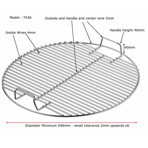 Barbecue Grill Grates Replacement Grids Mesh Wire Net