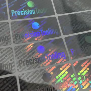 Autocollant holographique 2D / 3D personnalisé pour les produits cosmétiques