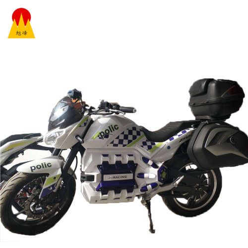 motocicleta desnuda de motor eléctrico de carreras de larga distancia