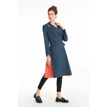 New Suit-style Long Sleeve Trench Coat