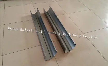 K Type Steel Rain Gutter Roll Forming Machine