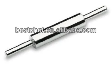 stainless steel Rolling pin with handle
