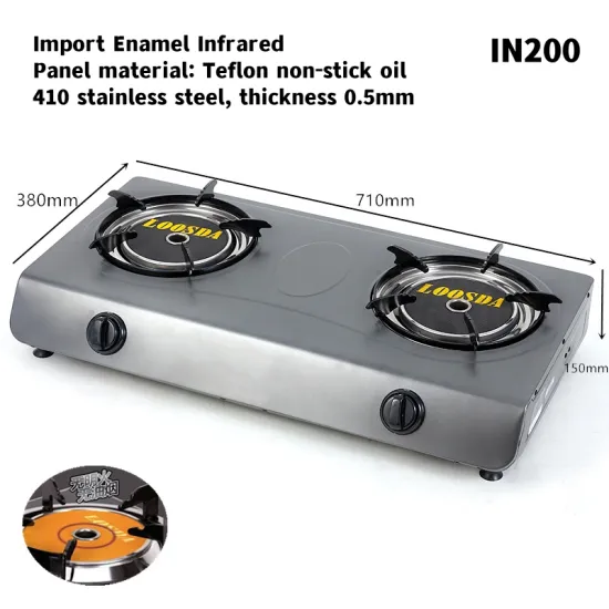Outdoor Gas Stove Cast Cooking Iron Gas Burner