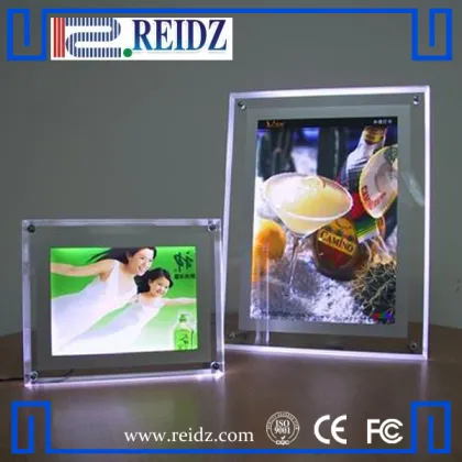 Promotional illuminated lighting box sign