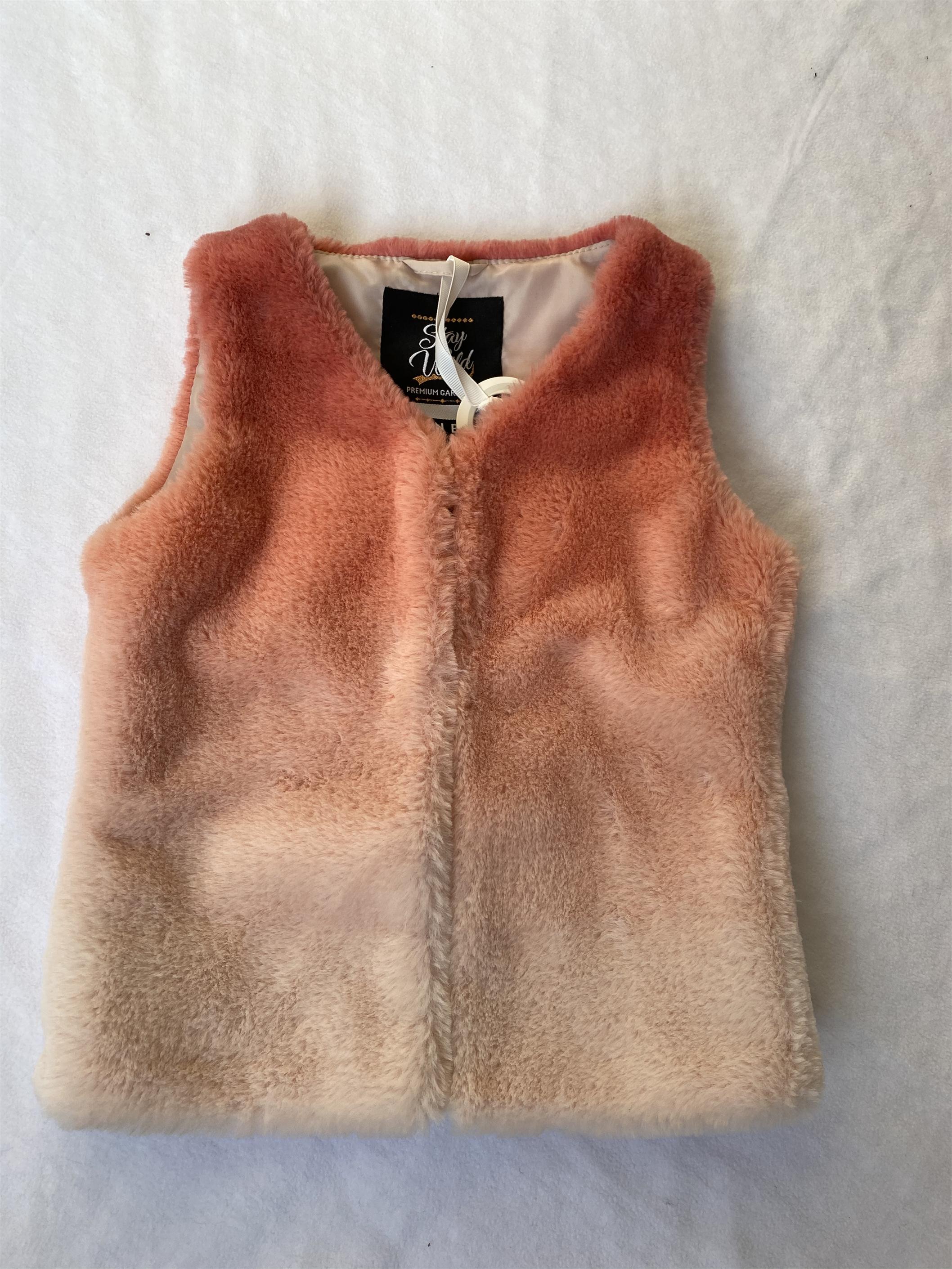 Fake Fur Body Warmer For Girls