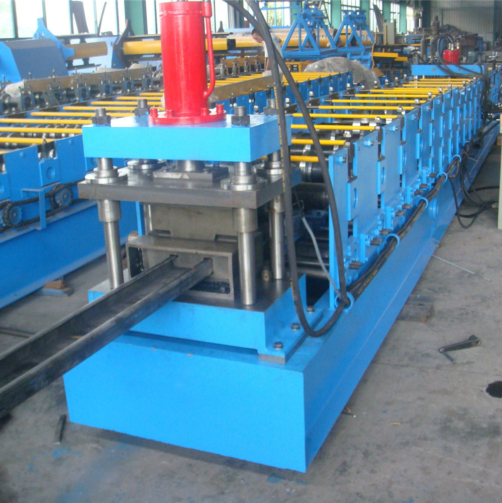 c section purlin building machine