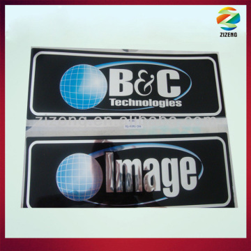 rectangle epoxy stickers clear 3D epoxy sticker