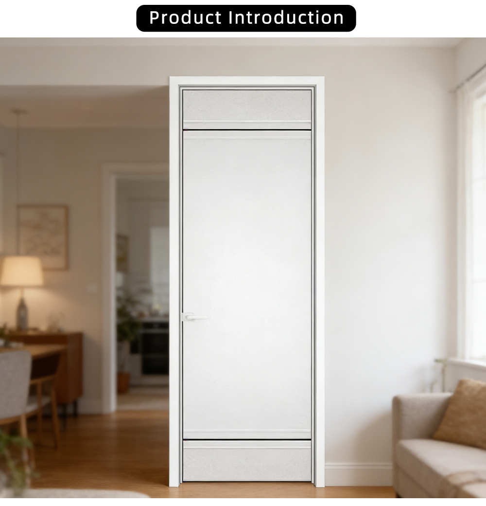 Minimalist White Interior Door