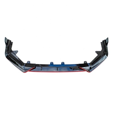 PP PP Material Material Front Lip Guard Lipper for Civic 2022 - Black Car Accessories