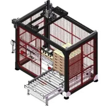 Automatic Intelligent Manipulator Palletizing Machine Line