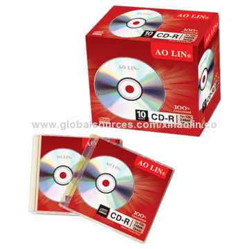 80mm Blank CD-R Discs with 5mm CD Case, 240MB Storage Capacity