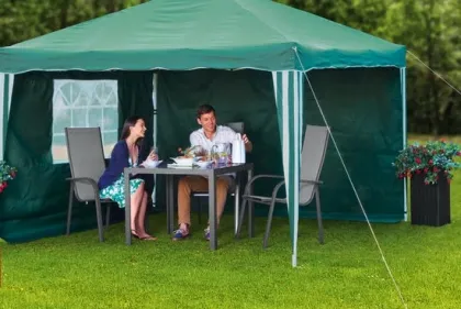 LIDL Aluminum Folding Gazebo Tent with Screen