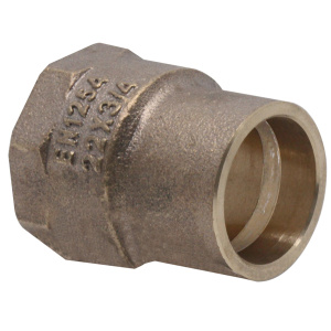 Solder Ring Gunmetal Bronze Female Adapter Fittings