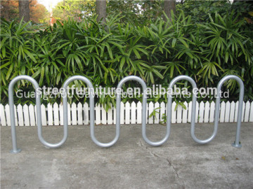 Powder coated bicycle stand outdoor steel cycle stand