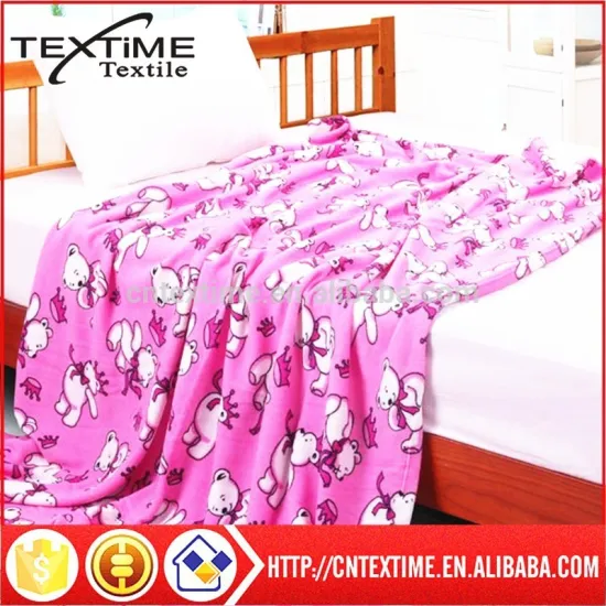 100% polyester fabric printed micro velvet fabric for beding