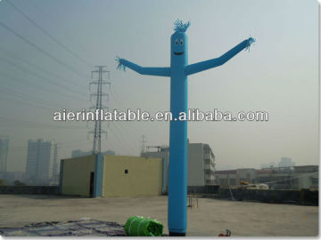 Single leg blue inflatable waver,inflatable sky dancer