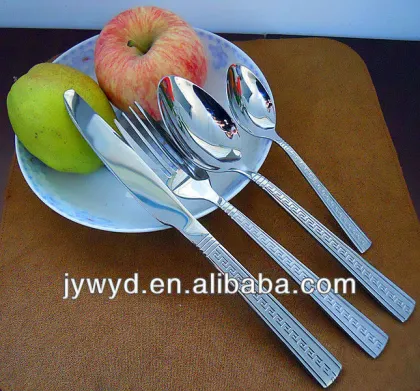 Newly western style stainless steel flatware sets