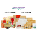 customized ziplock stand up mylar food packaging bags