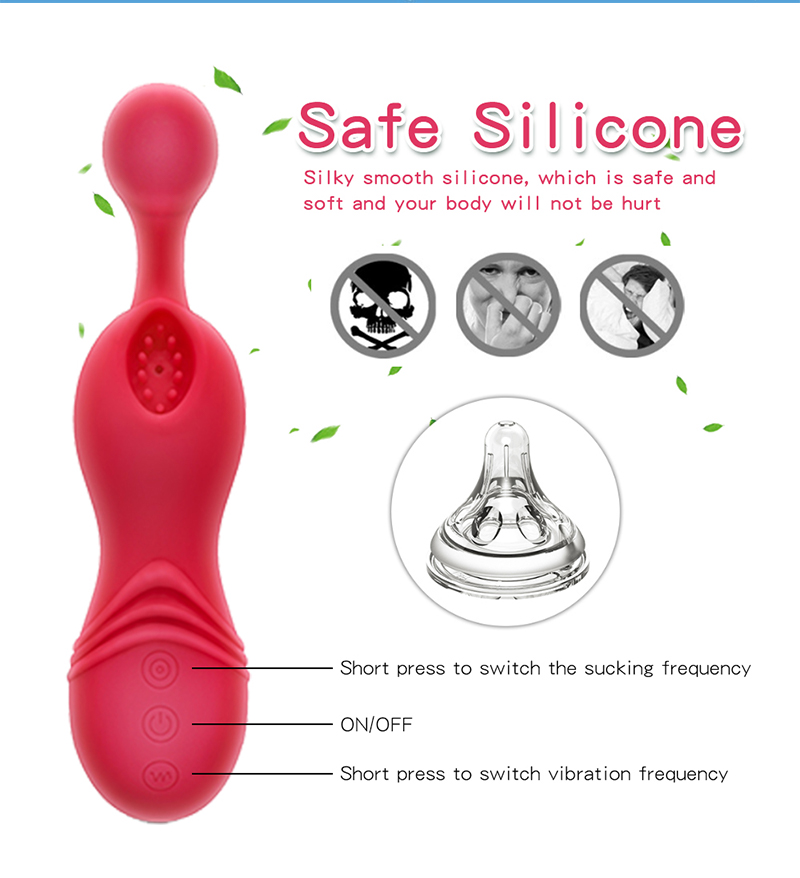 Female Pleasure Suction Wand with Vibration