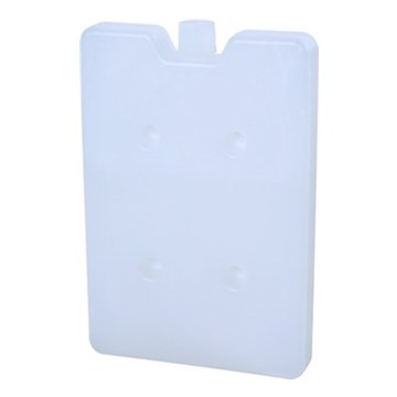Reusable Plastic Can Cooler Ice Box with Gel Ice Packs for Food Refrigeration