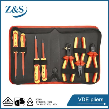 1000V VDE Plier Set,1000V VDE Tools Set,8PCS electrician Set