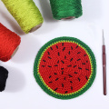 Fashion handmade Fruit ​crocheted cup mat home decoration