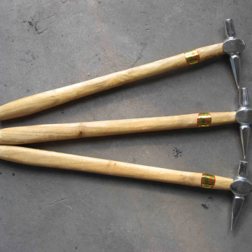 Railway Inspection Hammer with wooden handle