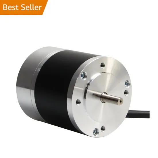 80mm 24V Brushless DC Motor with Integrated Driver and Speed Control