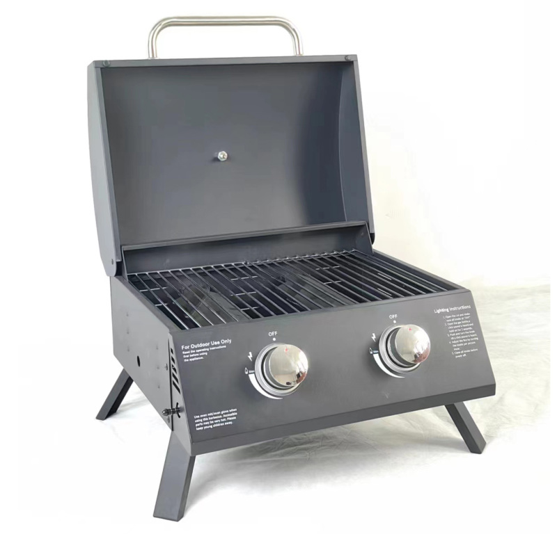 Folding Portable Grill Pellet Multi Function Gas Grill Portability for Camping