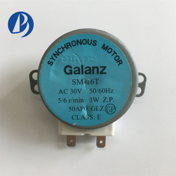 Custom Replacement Synchronous Motor for GALANZ SM-16T Microwave Oven, 30V AC, 3W