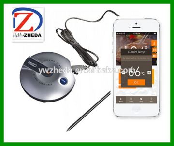Digital Meat Thermometer with Probe and Bluetooth