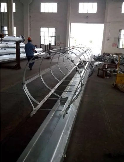 18m Flange Joint Lighting Pole