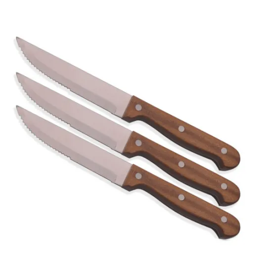 High-Quality Wood Handle Steak Knife