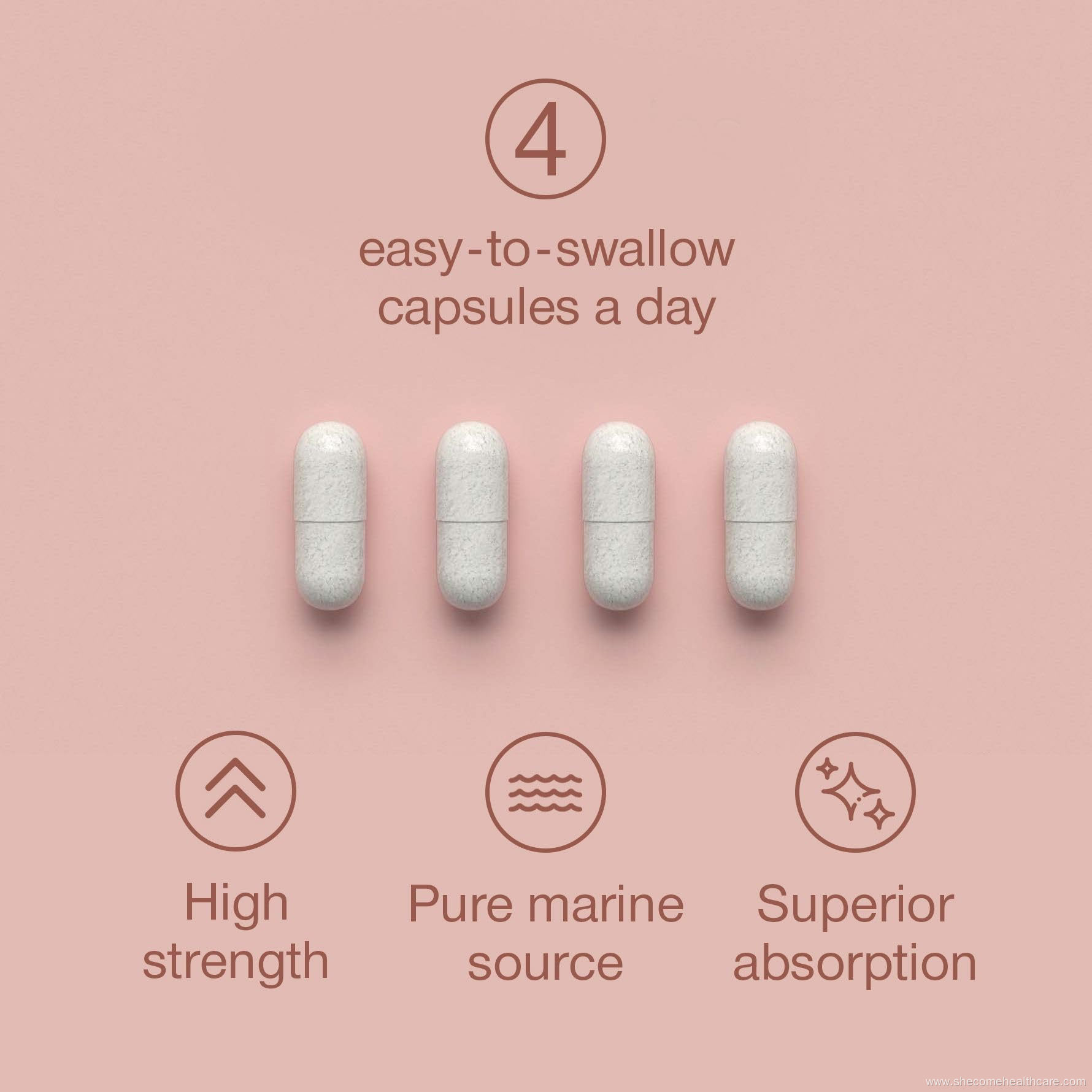 High Strength Collagen capsules marine collagen supplements