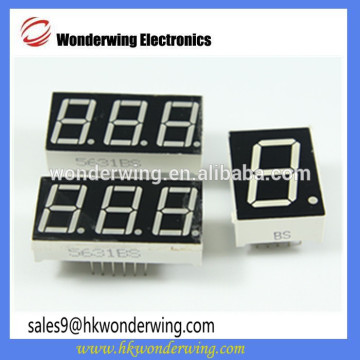 3 digits 7-Segment digital tube hot sale LED display