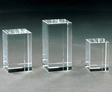 blank crystal transparent clear cube for engraved