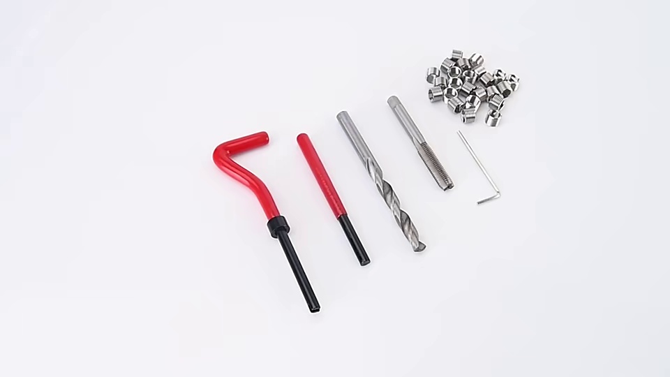 High-Speed HSS Die Taps Kit Model No. ST1.6-ST24 Spiral Taps Metric Standard Hand Taps Stainless Steel Thread Cutting Tapping