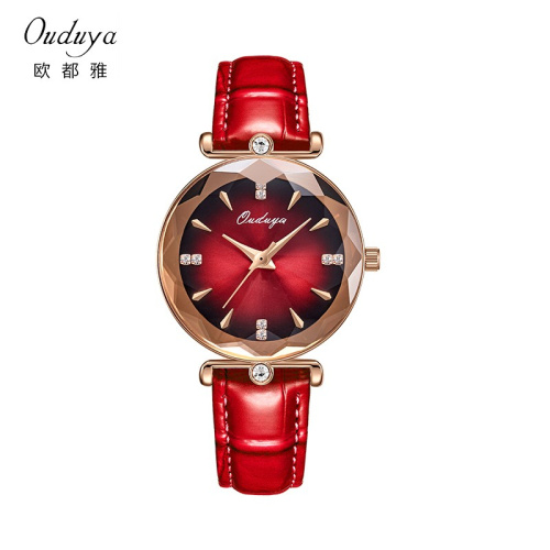 OUDUYA 라이트 럭셔리 시계 유명 브랜드 여성용 시계