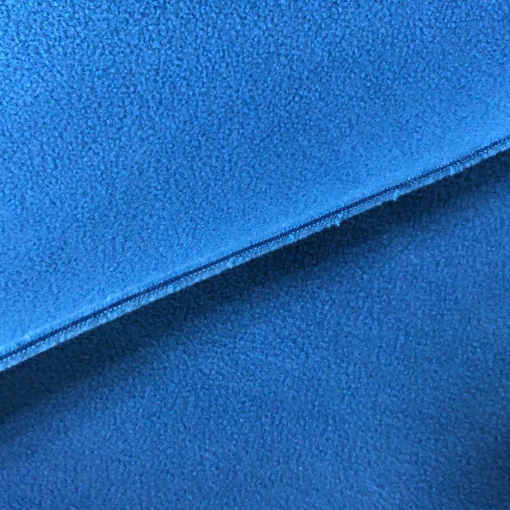 plain dyed solid polar fleece fabric
