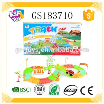 Funny Plastic Blocks Railway ,Track Set,96 Pcs Rail Car