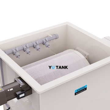 Μίνι μέγεθος περιστροφικό κενό Koi Pond Drum Fish Filter με τιμή κατασκευαστή