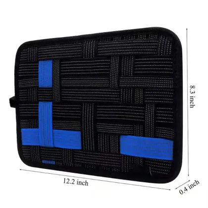 Travel Cable Organizer Bag: Electronics Accessories Cord Case