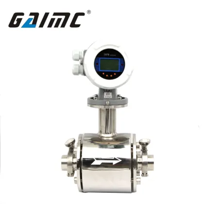factory price beer milk stainless steel flow meter