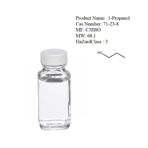 Solvente químico 1-Propanol CAS No 71-23-8 99% de pureza