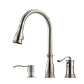 2 Hole Kusina Faucet Stainless Steel Chrome Mixer