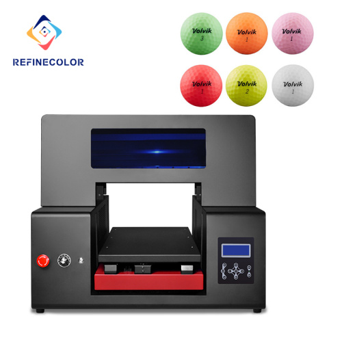 Refinecolor Factory Direct Sale High Resolution Digital Flatbed Automatic Uv Led Inkjet Printer Size a3 a2 Uv Printer